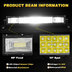 Балка фара светодиодная 540W Epistar M6