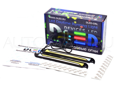 Дневные ходовые огни DRL-90 с поворотом 6W