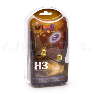 Газонаполненные лампы H3 DLED Evolution Yellow 2300K