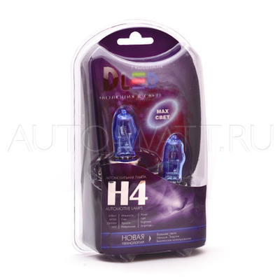 Газонаполненные лампы H4 DLED Evolution White 4300K 24v