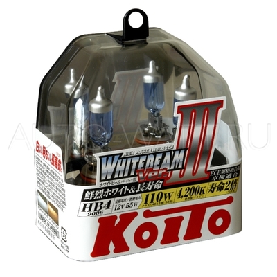 Газонаполненные лампы HB4 9006 - Koito Whitebeam ||| 4200K
