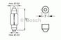Лампа галогенная C5W 27M - Bosch 12V 3W