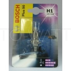 Лампа галогенная H1 - Bosch Plus 90% 12V 56W