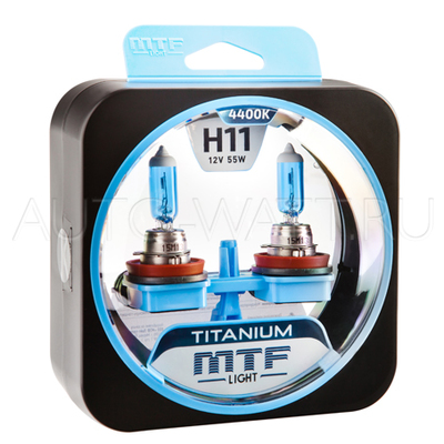 Лампа галогенная H11 - MTF Titanium 12V 55W 4400K