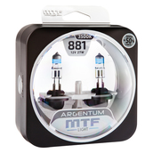 Лампа галогенная H27 881 - MTF Argentum + 50% 12V 27W 3500K