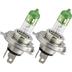 Лампа галогенная H4 - PHILIPS Color Vision +60% Green 12V 60/55W Зелёная Комплект