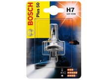 Лампа галогенная H7 - Bosch Plus 50% 12V 55W
