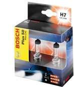 Лампа галогенная H7 - Bosch Plus 50% PlusLife 12V 55W
