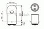 Лампа галогенная R5W BA15d - Bosch Pure Light 12V 5W
