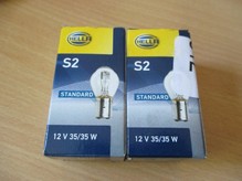 Лампа галогенная S2 - Hella 35/35W 12V
