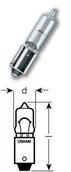 Лампа галогенная T4W BA9S - Bosch 5W