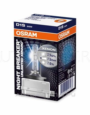 Лампа ксеноновая D1S - OSRAM Xenarc Nightbreaker Unlimited 4300K 85V 35W