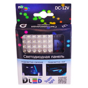 Панель в салонный светильник 30 Led Super-Flux