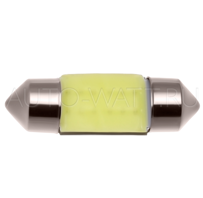 Светодиодная лампа C10W 41 мм - Max-COB Mini 1Led 3Вт Белая