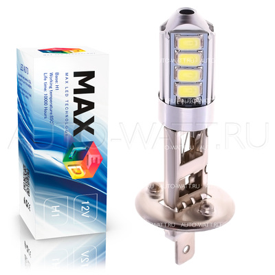 Светодиодная лампа H1 - Max-Road 12Led 6Вт Белая