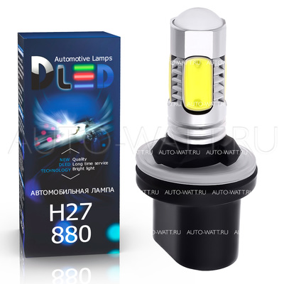 Светодиодная лампа H27 880 - 5 High-Power Линза 7.5Вт