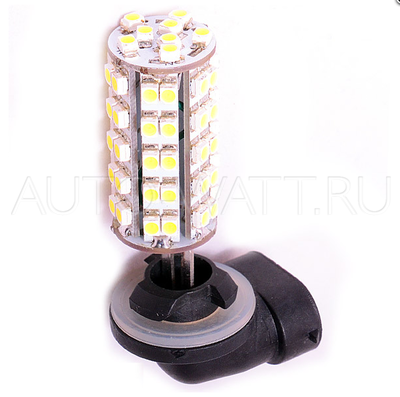 Светодиодная лампа H27 881 – 68 SMD3528 5.44Вт Белая