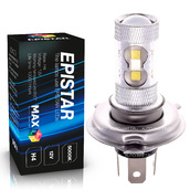 Светодиодная лампа H4 - 10 Epistar Линза