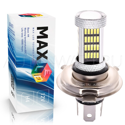 Светодиодная лампа H4 - Max-Visiko 92 Led 18Вт