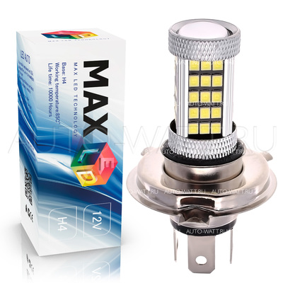 Светодиодная лампа H4 - Max-Hill 66 Led 18Вт