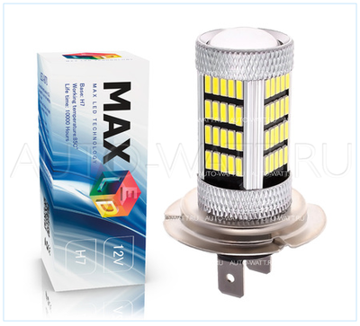 Светодиодная лампа H7 - Max-Hill 66 Led 18Вт V2