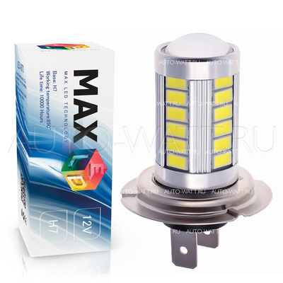 Светодиодная лампа H7 - Max-Road 33Led 10Вт