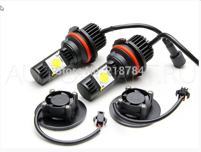 Светодиодные лампы HB1 9004 - 2 CREE BLACK 25W (2шт)