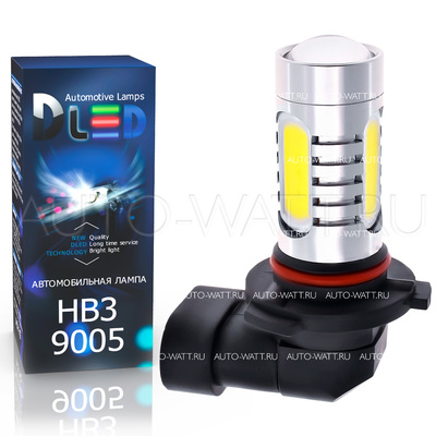 Светодиодная лампа HB3 9005 - 4 High-Power + Cree 9.5Вт