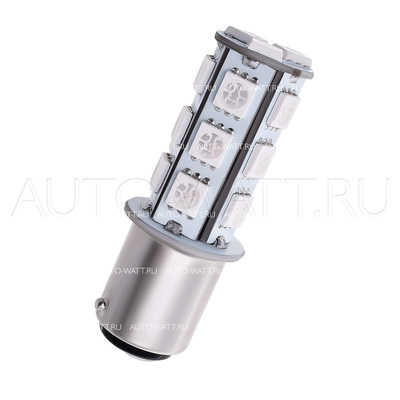 Светодиодная лампа P21/5W 1157 - 18 SMD5050 4.32Вт Красная