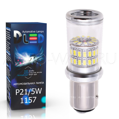 Светодиодная лампа P21/5W 1157 - 48 SMD3014 9Вт Белая