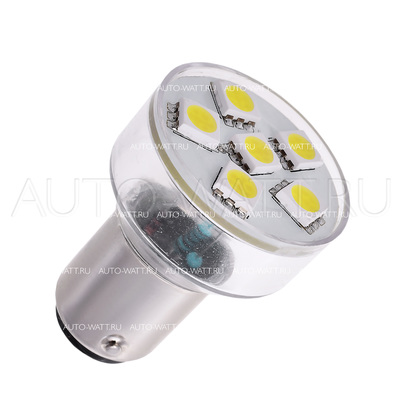 Светодиодная лампа P21/5W 1157 - 6 SMD5050 1.44Вт Белая