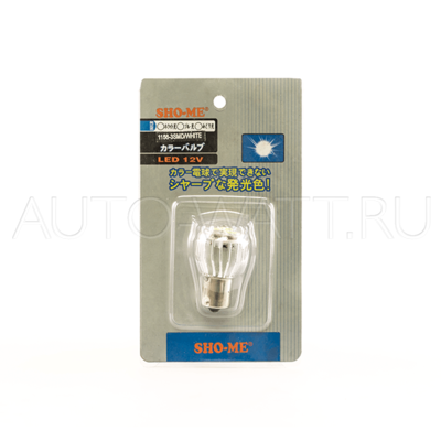 Светодиодная лампа P21/5W 1157 - SHO-ME 1157 - 3SMD - 3W Белая