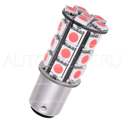 Светодиодная лампа P21/5W 1157 - 30 SMD5050 7.2Вт Красная