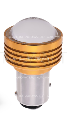 Светодиодная лампа P21W 1156 - 1 High-Power 5Вт + Линза Белая
