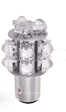 Светодиодная лампа P21W 1156 - Super-Flux 13Led 1,3Вт Белая