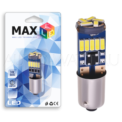 Светодиодная лампа T4W BA9S Max-Visiko Stabilisator 15 Led 3Вт Белая