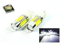 Светодиодная лампа W21/5W 7443 - 4 High-Power + Cree 9.5Вт Красная