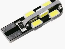 Светодиодная лампа W5W T10 – 12 SMD5630 + Обманка крест 8Вт Белая