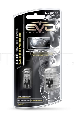 Светодиодная лампа W5W T10 – 2DIP EVO FORMANCE Ксенон