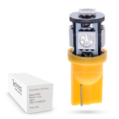 Светодиодная лампа WY5W T10 – 5 SMD5050 1.2Вт Жёлтая