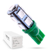 Светодиодная лампа W5W T10 – 9 SMD5050 2.16Вт Зелёная