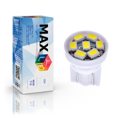Светодиодная лампа W5W T10 – Max-2820 7Led 0.7Вт Белая