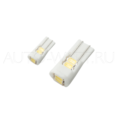 Светодиодная лампа W5W T10 - SHO-ME T10 - PRO-306 - 3W Белая