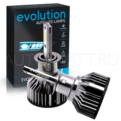 Светодиодные автолампы H3 - Evolution 40W (2шт)