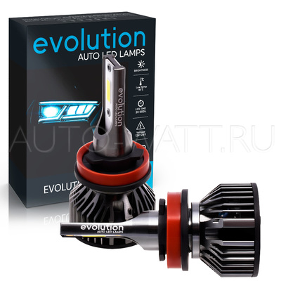 Светодиодные автолампы H8 - Evolution 40W (2шт)