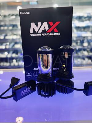 Светодиодные лампы H4 NAX линзы Bi-Led 51W 6000K(2шт)
